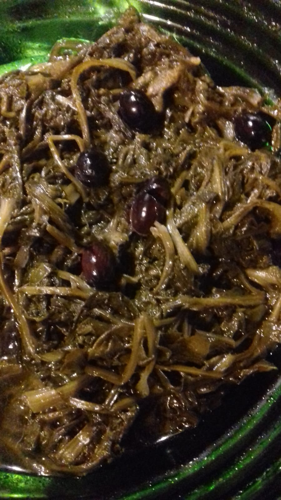 la  paparina  con le  olive  nere